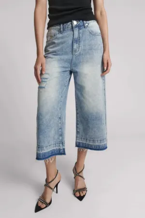720s Mid Waist Long Short Sunset Blue