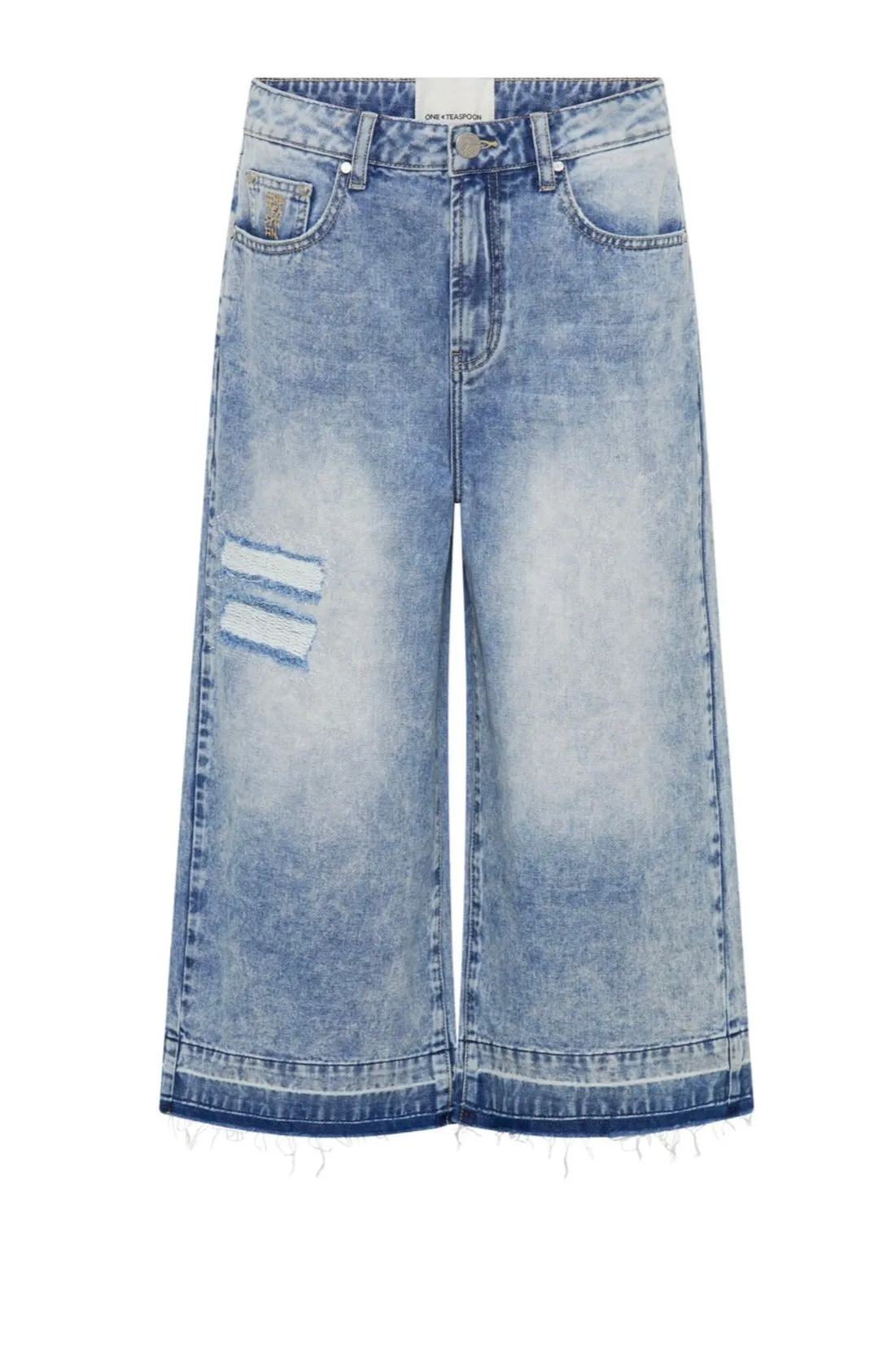 720s Mid Waist Long Short Sunset Blue