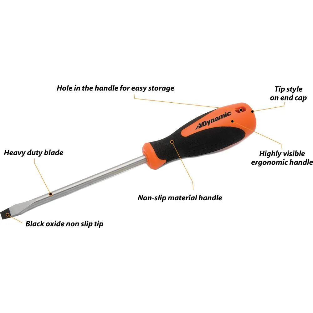 9 Piece Assorted Screwdriver Set With Comfort Grip Handles
