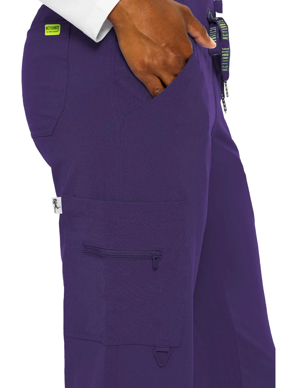 Activate - Women's Transformer Knit Waistband Drawstring Scrub Pant