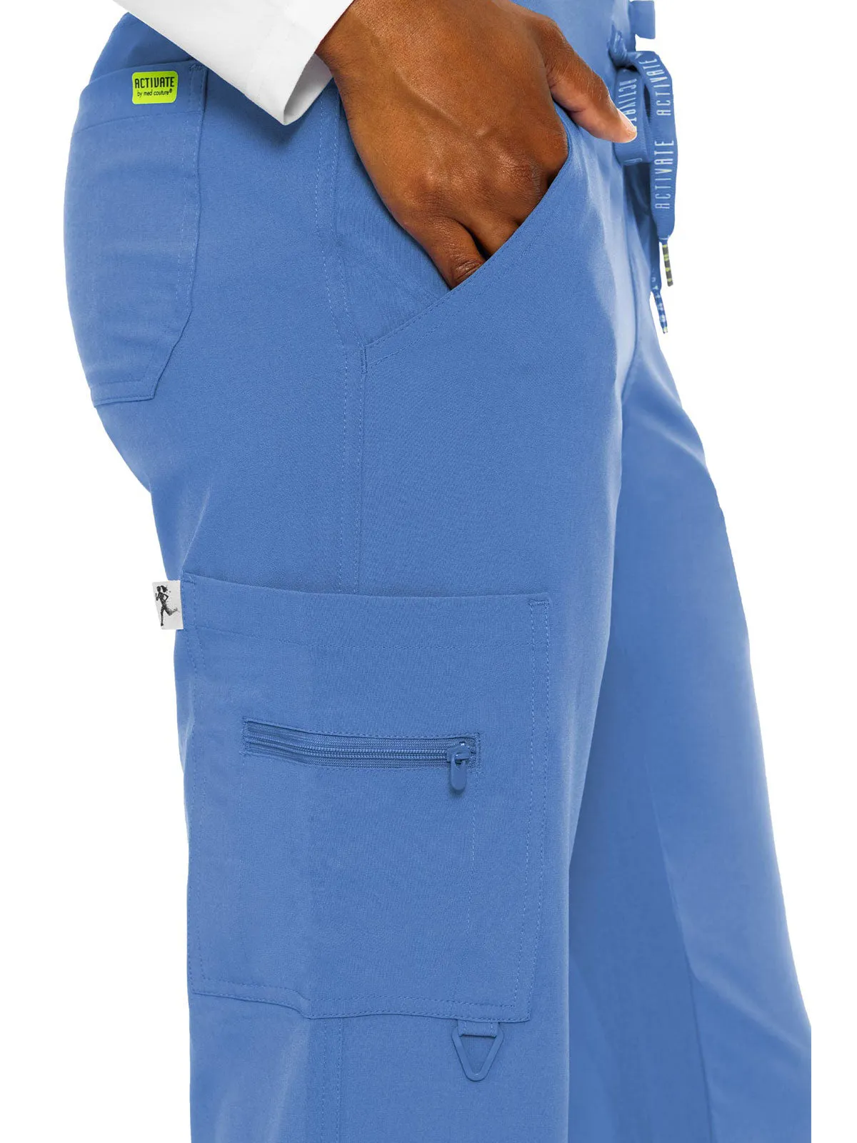 Activate - Women's Transformer Knit Waistband Drawstring Scrub Pant