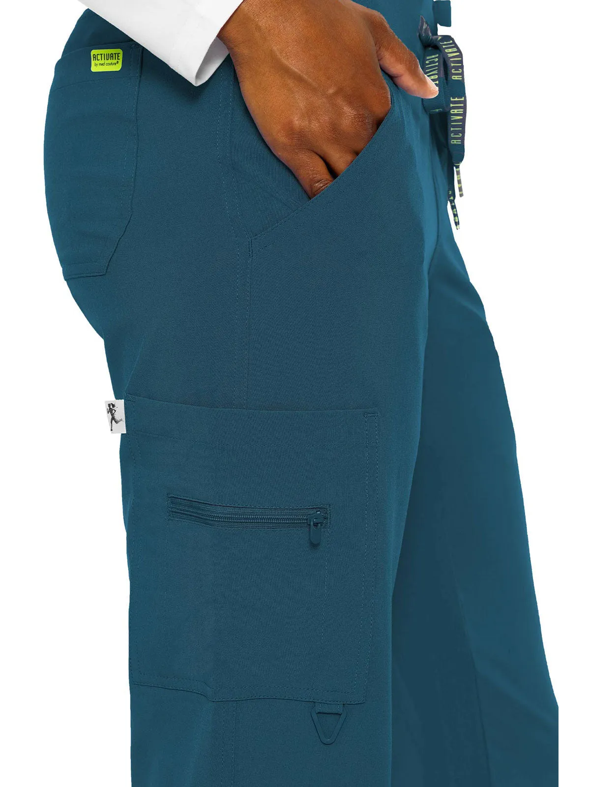 Activate - Women's Transformer Knit Waistband Drawstring Scrub Pant