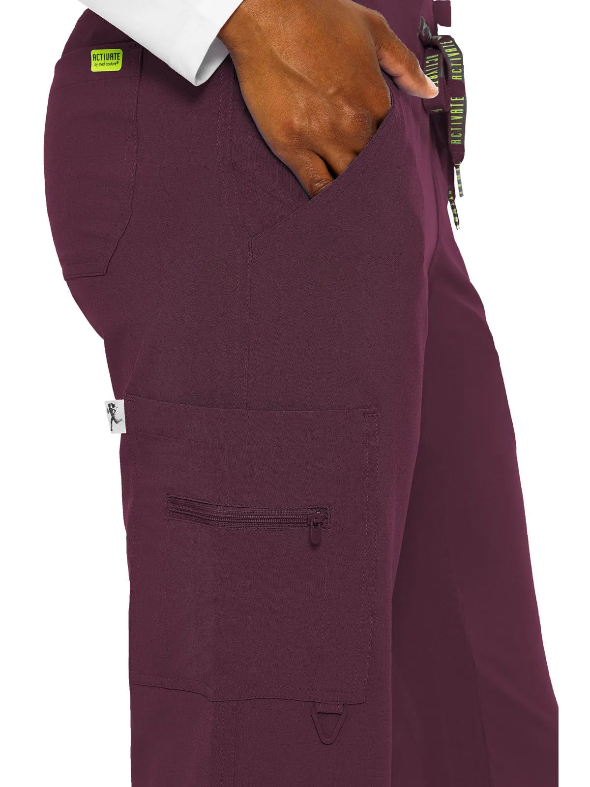 Activate - Women's Transformer Knit Waistband Drawstring Scrub Pant