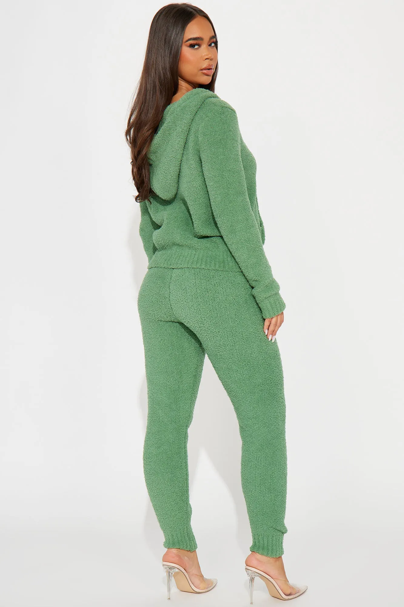 Always Extra Cozy Pant Set - Green