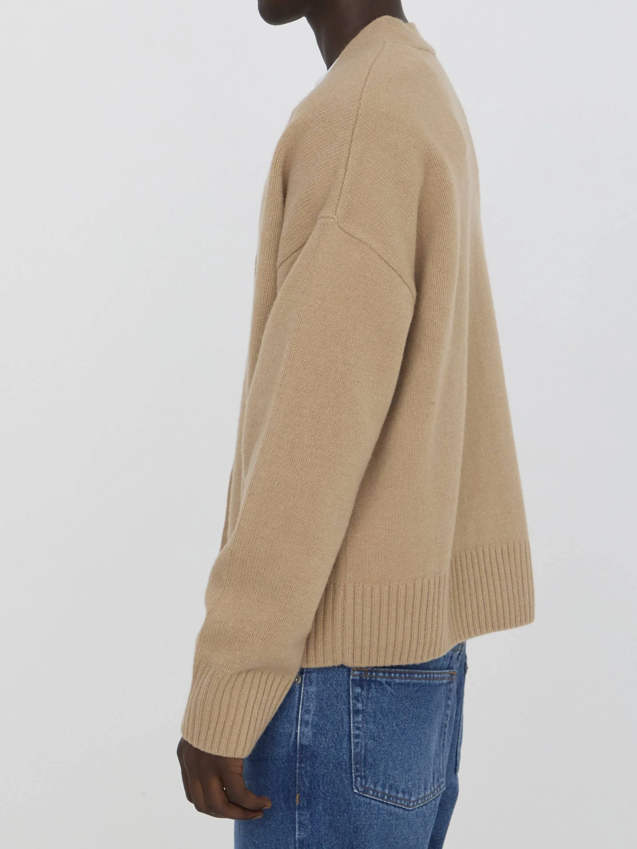 Ami Paris Ami De Coeur Cardigan