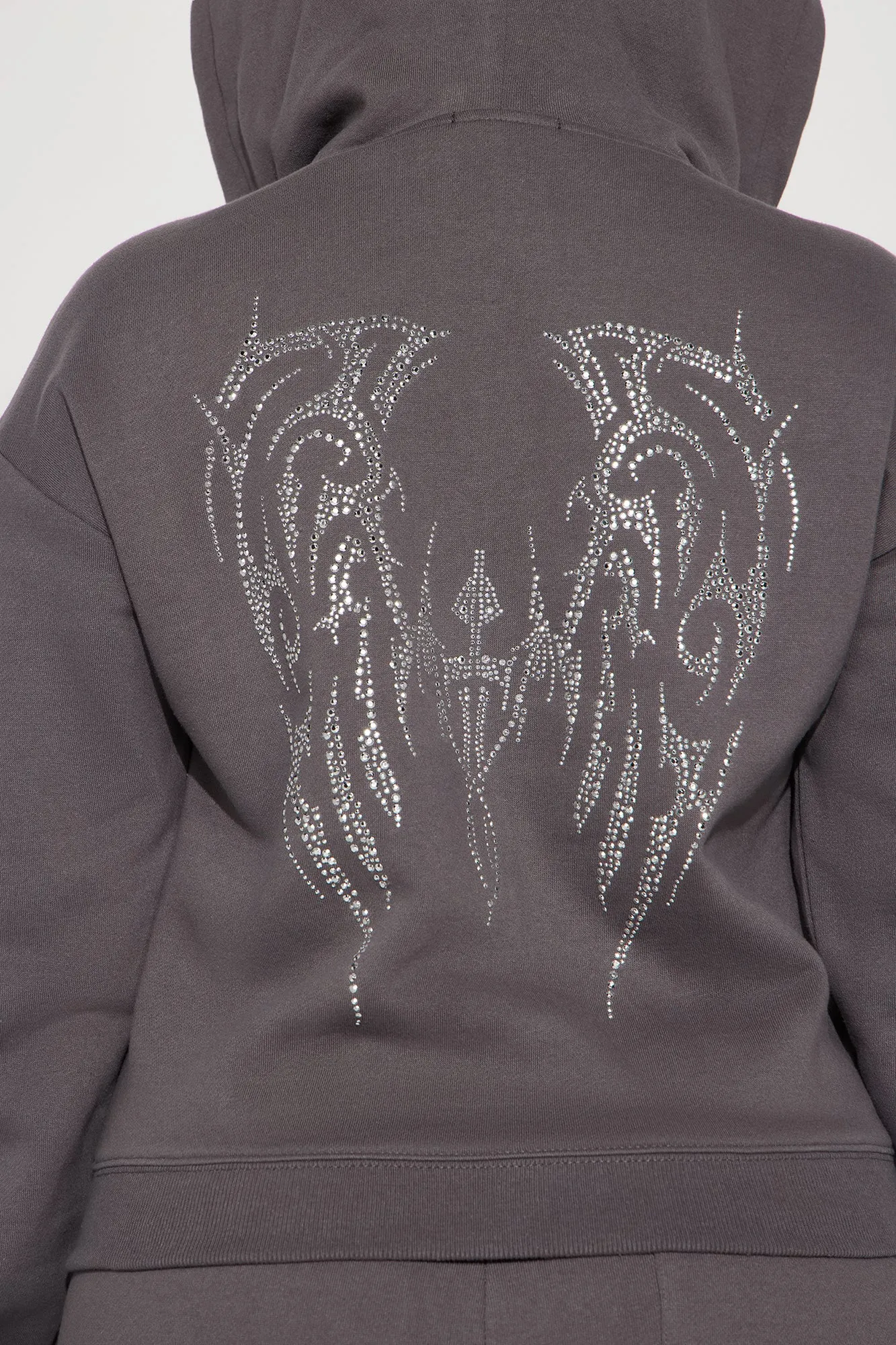 Angel Wings Sweatsuit - Charcoal