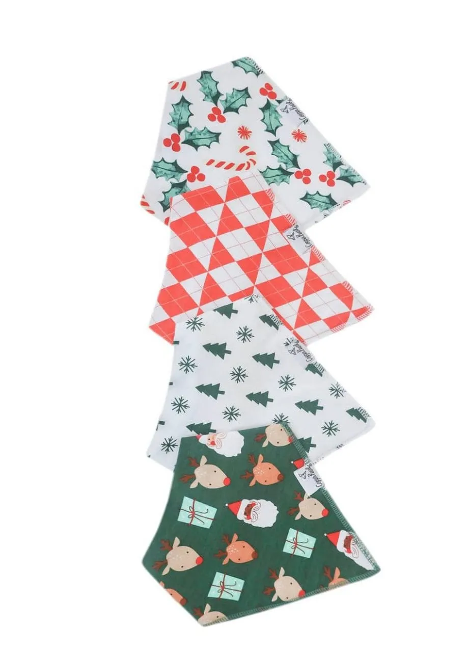 Baby Bandana Bibs by Copper Pearl Set of 4