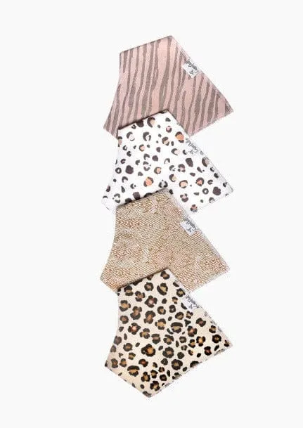Baby Bandana Bibs by Copper Pearl Set of 4