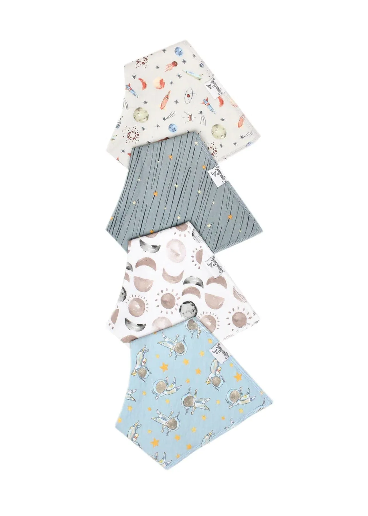 Baby Bandana Bibs by Copper Pearl Set of 4
