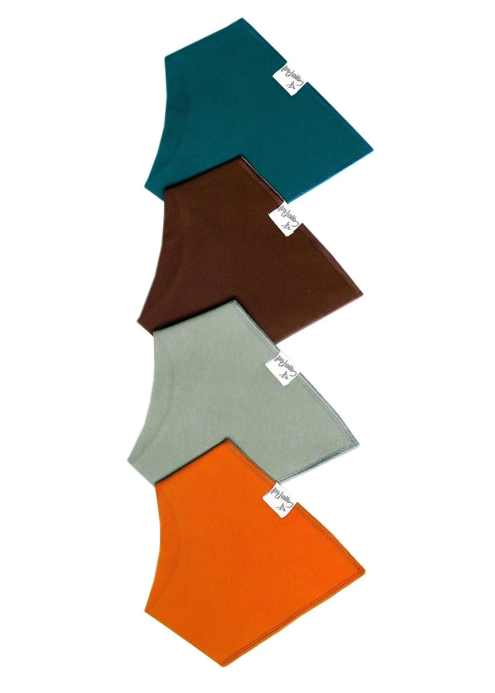 Baby Bandana Bibs by Copper Pearl Set of 4