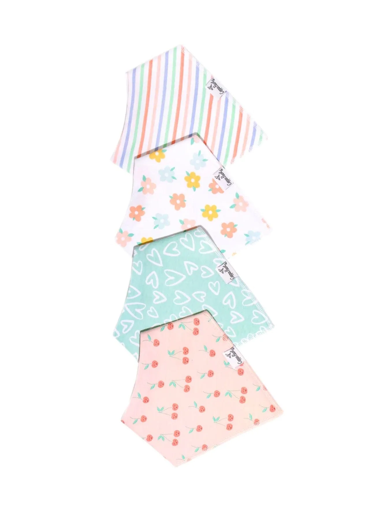 Baby Bandana Bibs by Copper Pearl Set of 4
