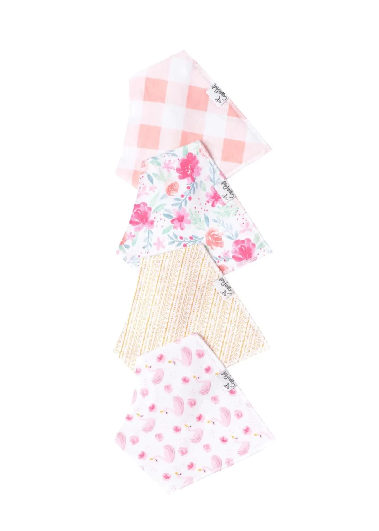 Baby Bandana Bibs by Copper Pearl Set of 4
