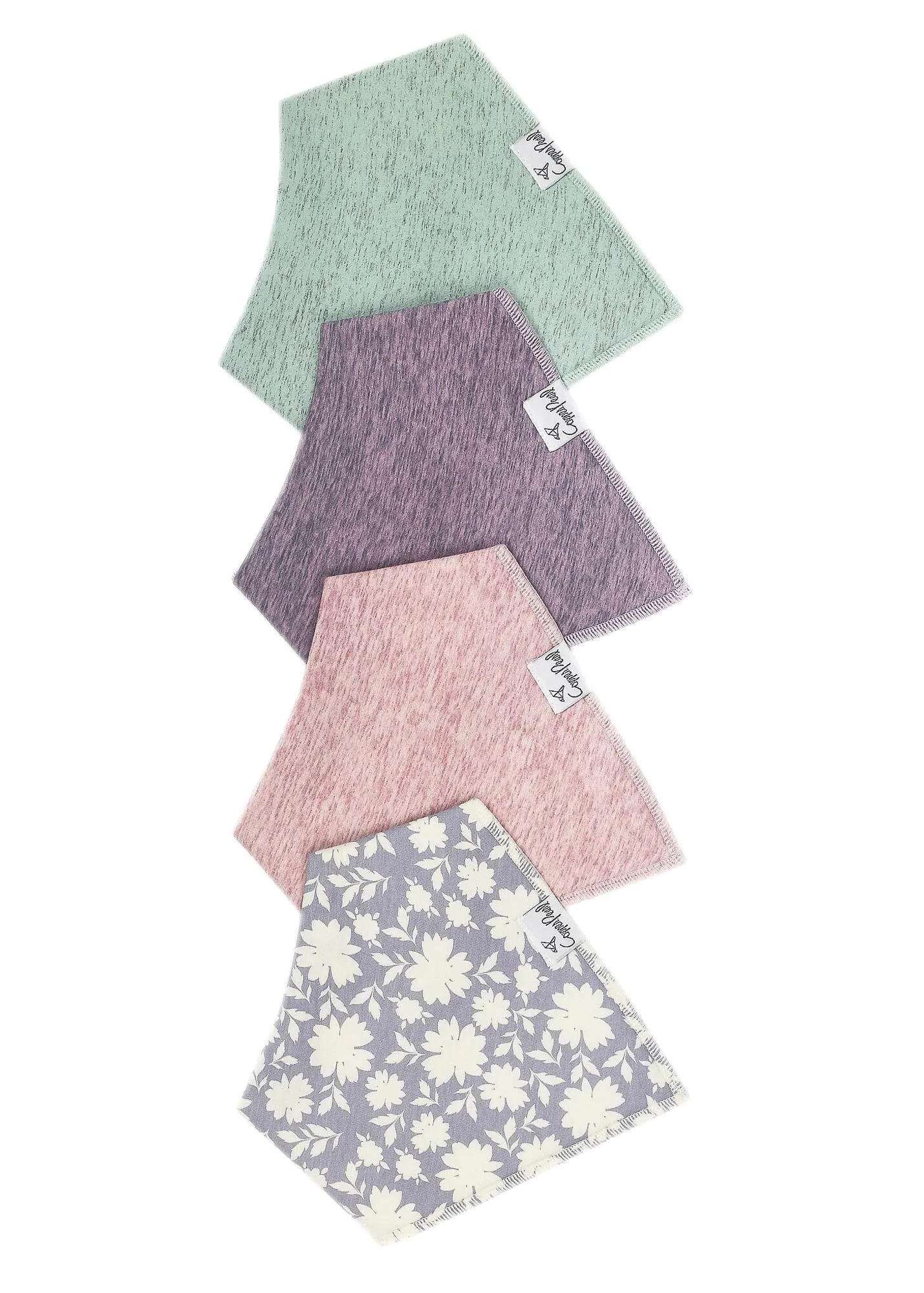 Baby Bandana Bibs by Copper Pearl Set of 4
