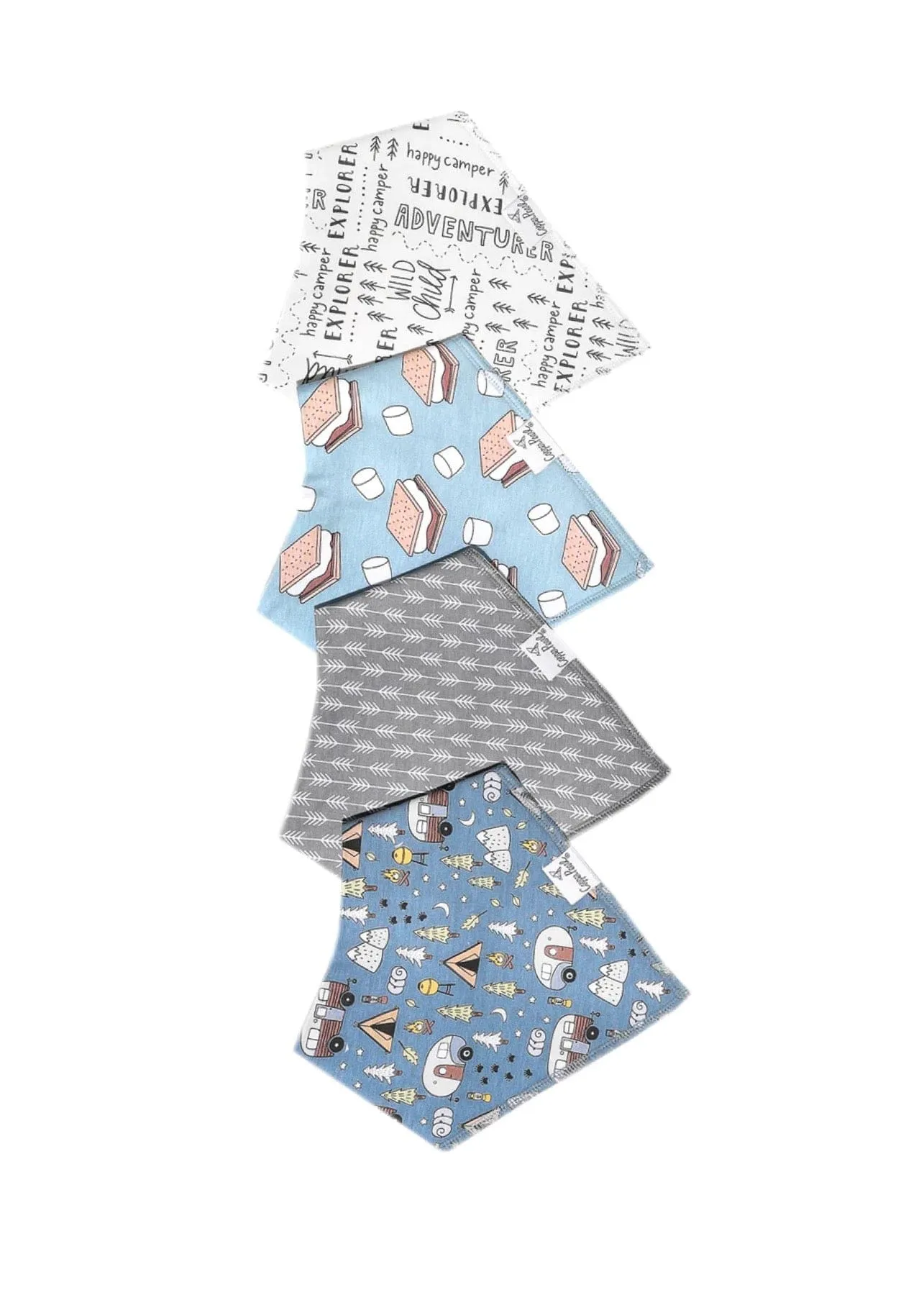 Baby Bandana Bibs by Copper Pearl Set of 4
