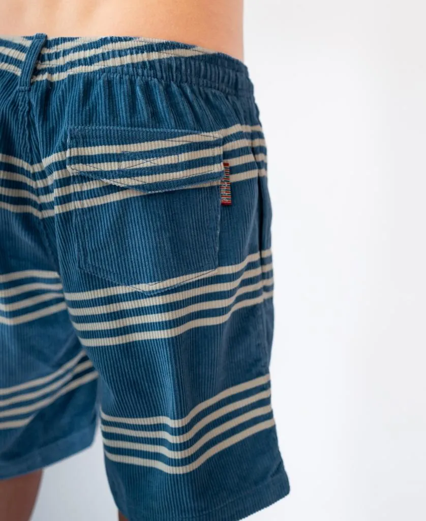 Beach Boy Cord Short | Dusty Blue