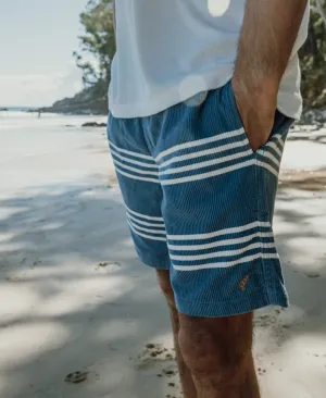Beach Boy Cord Short | Dusty Blue