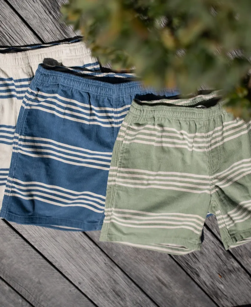 Beach Boy Cord Short | Dusty Blue