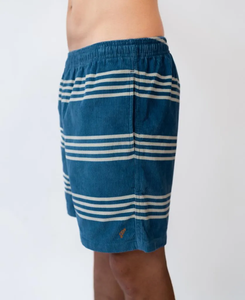 Beach Boy Cord Short | Dusty Blue