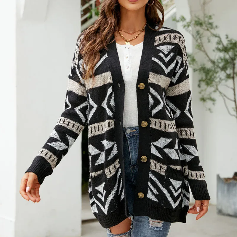 BerryBetty - Casual Vintage Knitted Cardigan