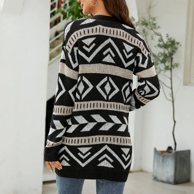 BerryBetty - Casual Vintage Knitted Cardigan