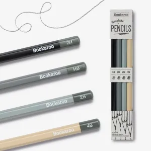 Bookaroo Graphite Pencils Monochrome