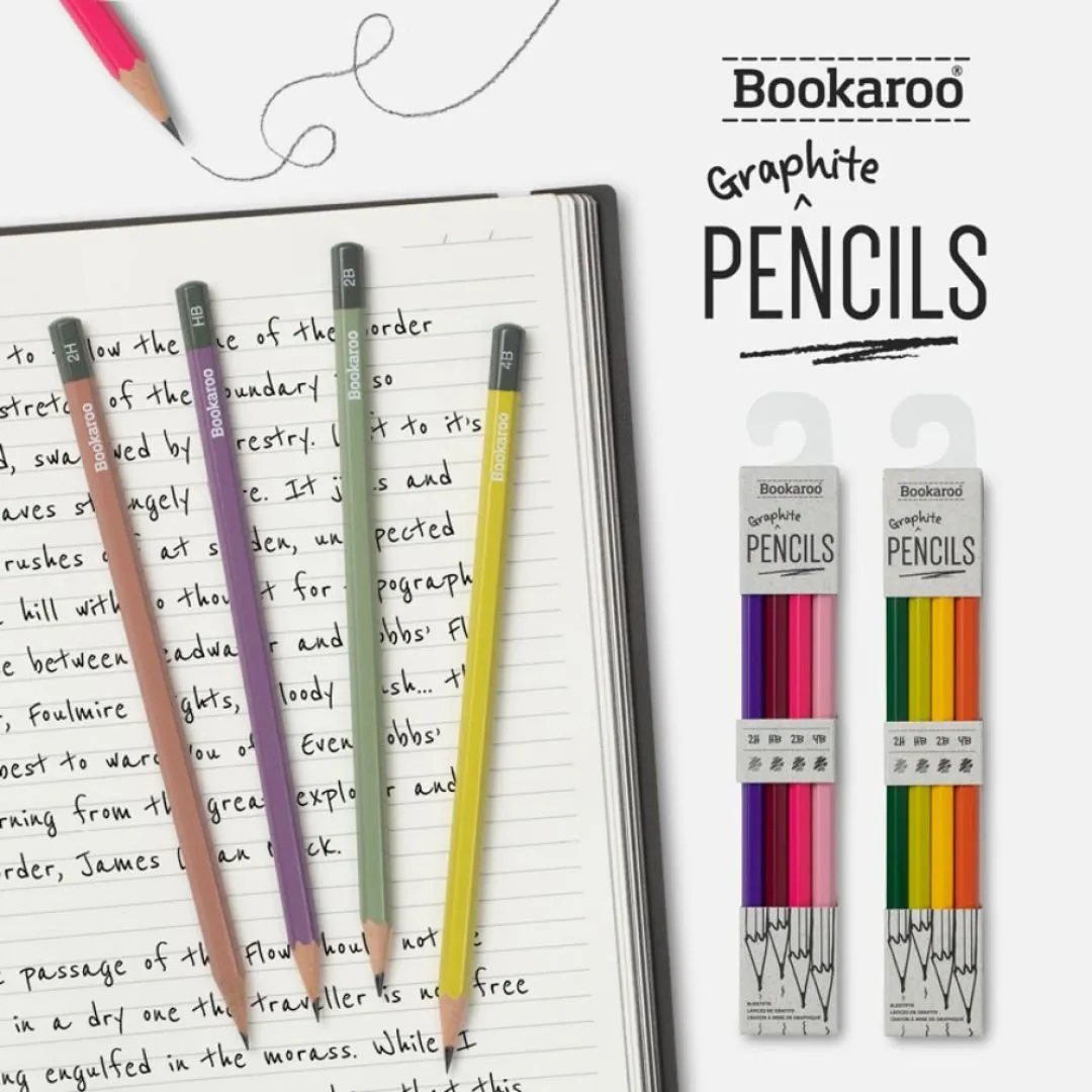 Bookaroo Graphite Pencils Monochrome