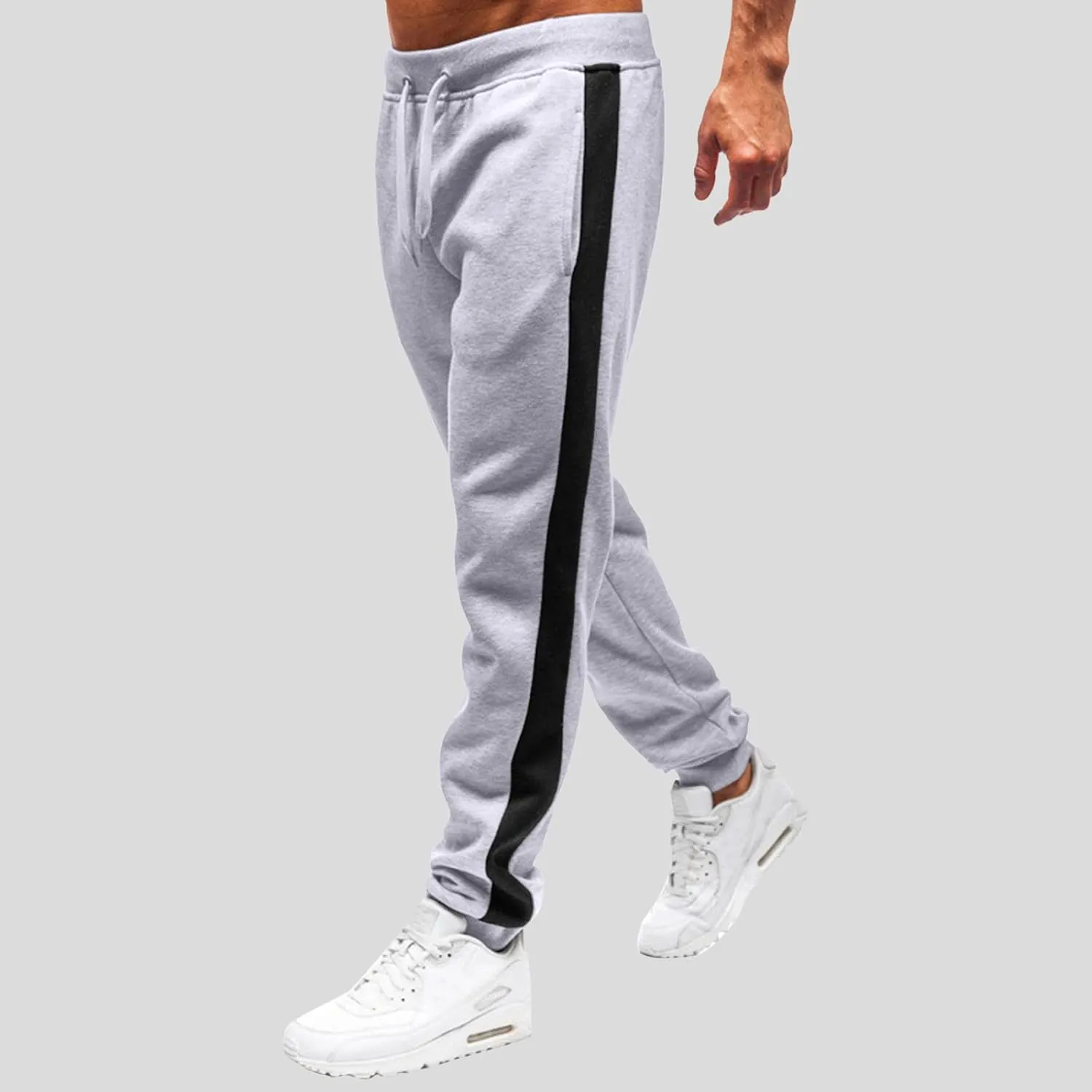 Cargo Pants for Men Big and Tall Pant Mens Cotton Linen Pants Loose Casual Lightweight Elastic Waist Drawstring Beach