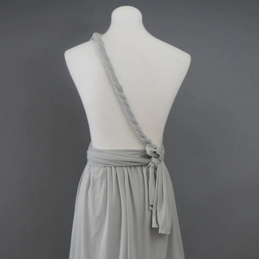 CHOIR Dove Gray Tulle Infinity Top,