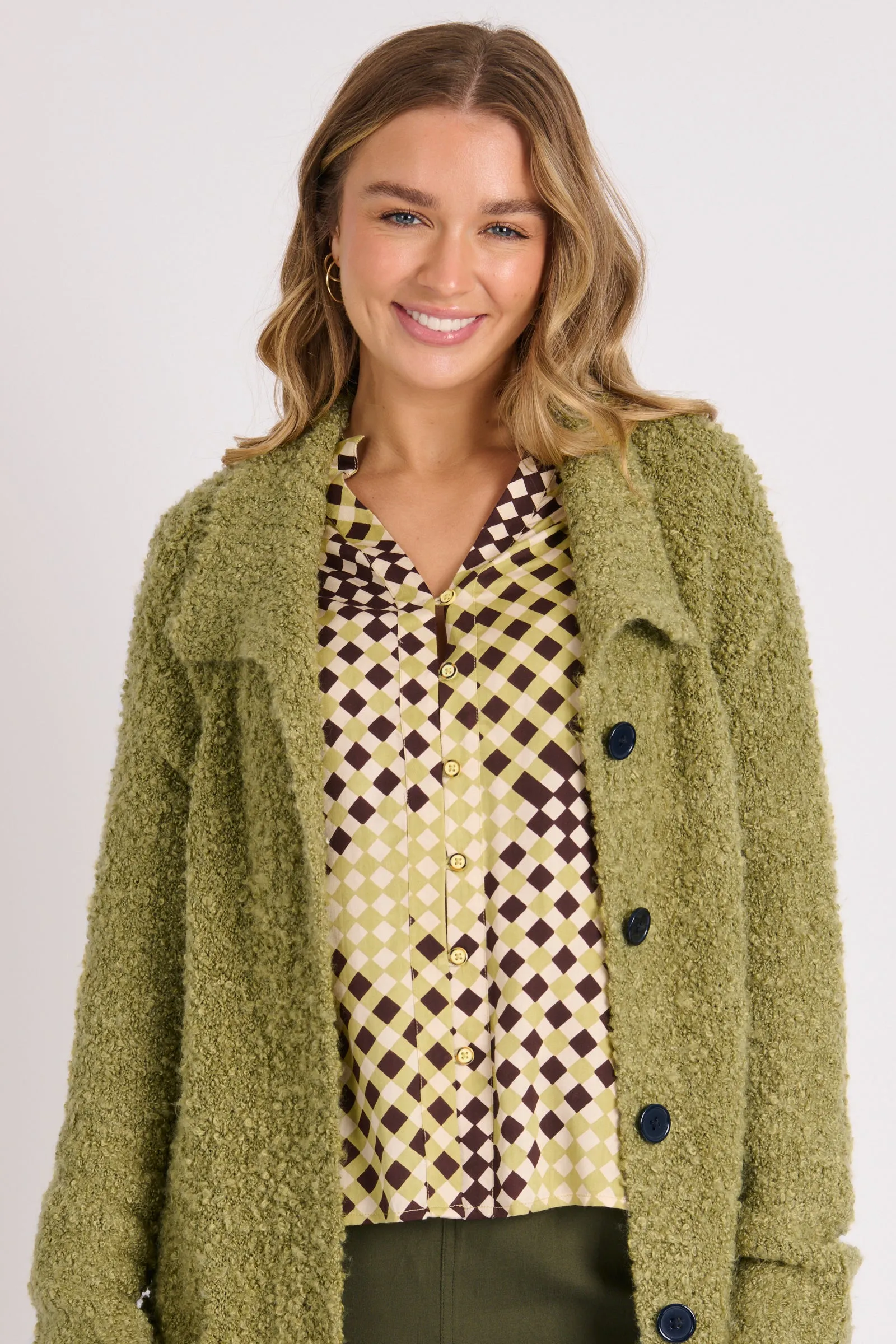 Coatigan - Moss Green