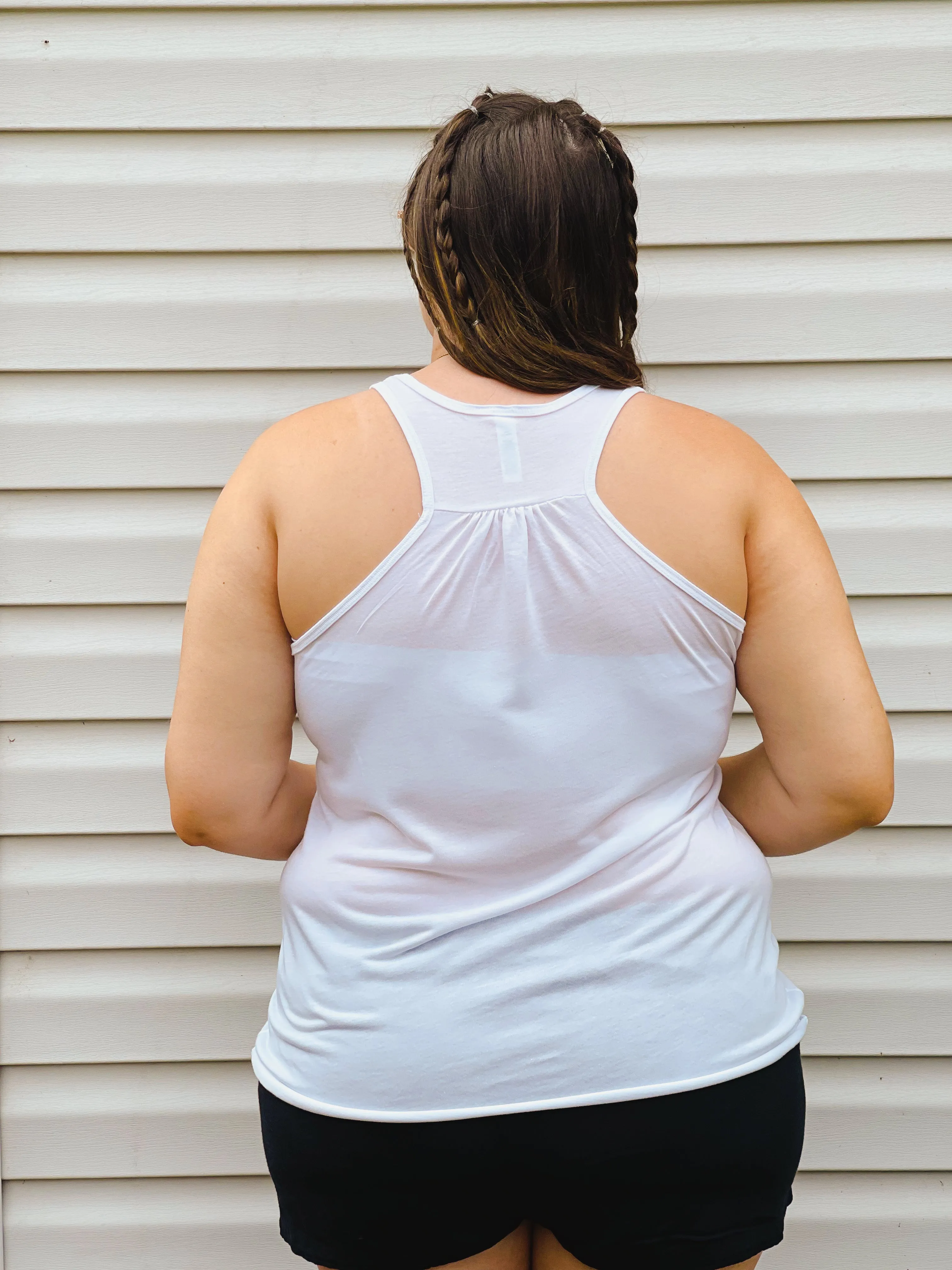 Colorful Sunshine Pleated Tank