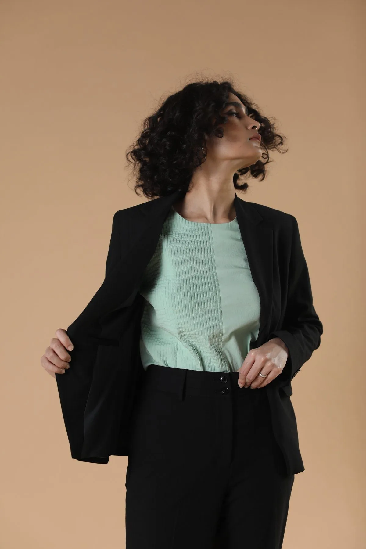 Cotton Mint Green Everyday Blouse