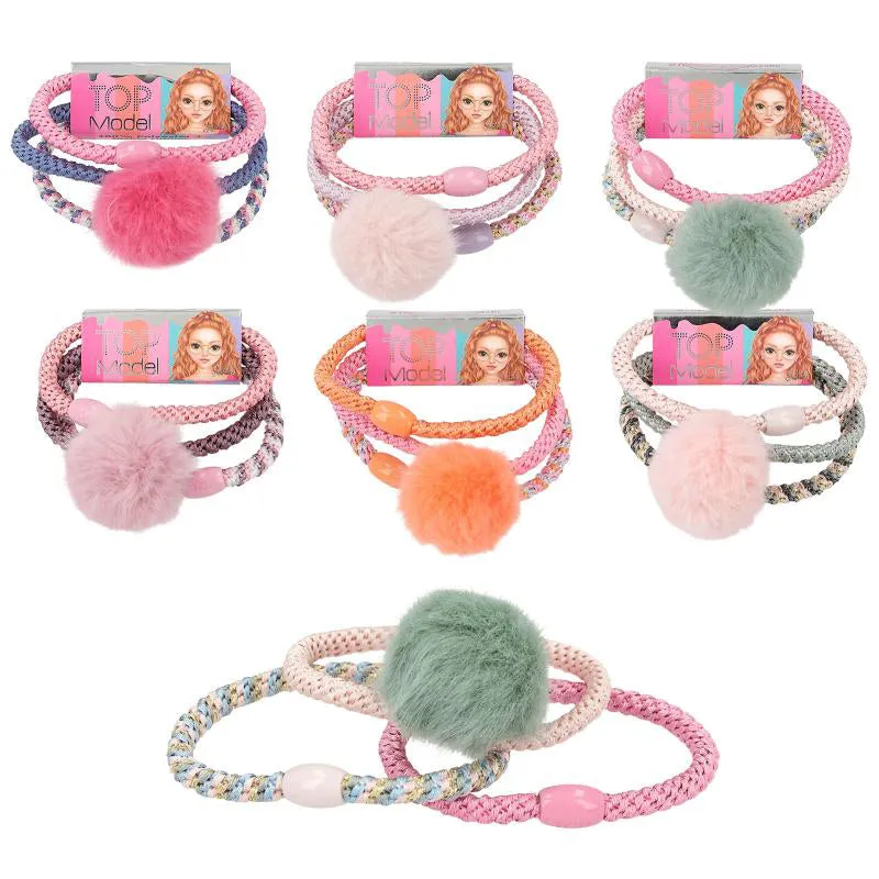 Depesche Topmodel Elastic Hairband Set Beauty and Me (1pc)