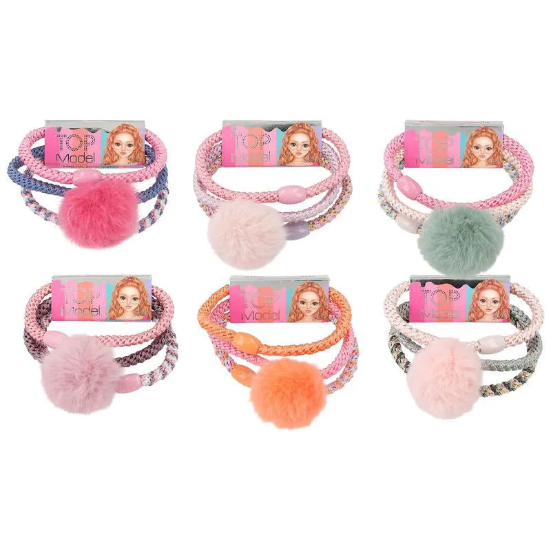 Depesche Topmodel Elastic Hairband Set Beauty and Me (1pc)