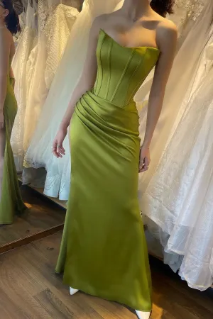 Fabulous Long Mermaid Strapless Prom Dresses Fabulous Long Mermaid Strapless Prom Dresses