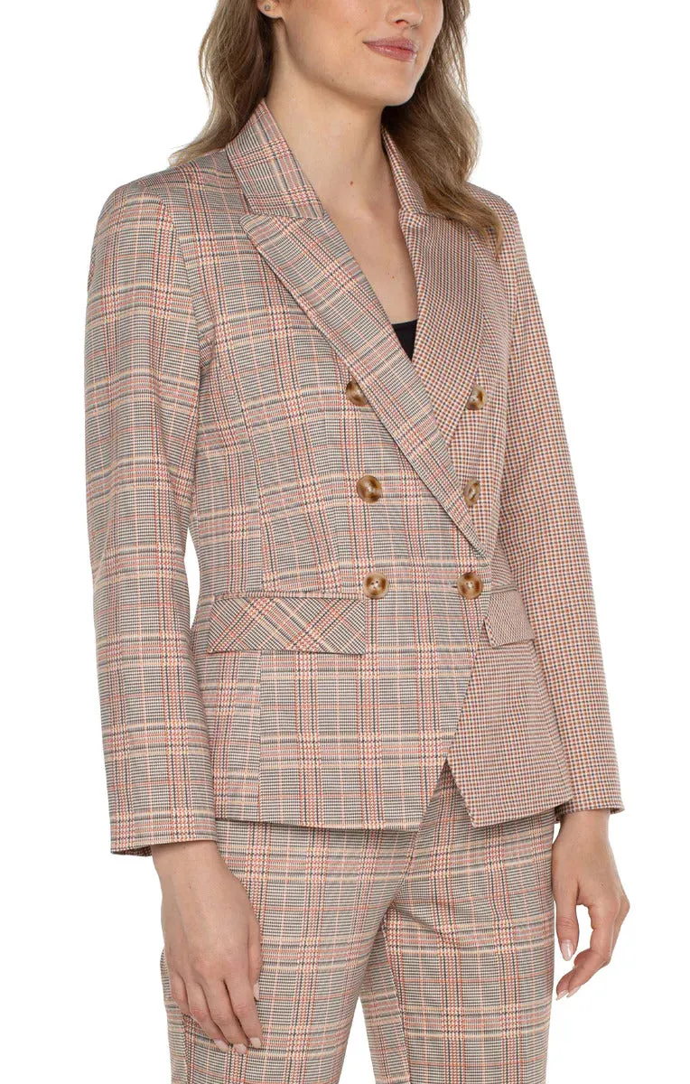 Hadley Half and Half Double Breasted Blazer - Liverpool Los Angeles LM1A27C53