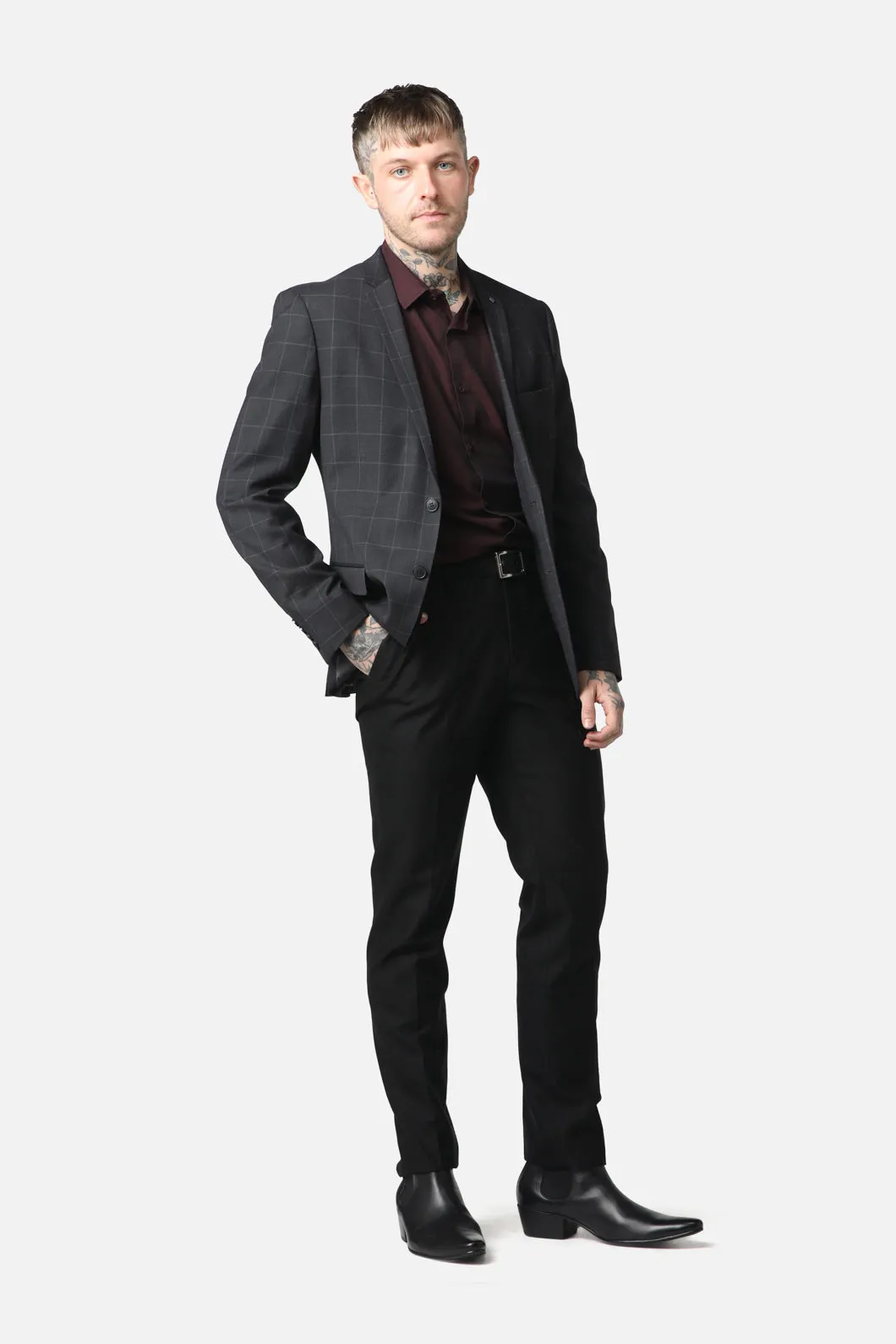 Harris Check Blazer