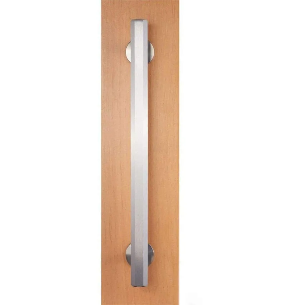 Hexagon Bar Sliding Barn Door Handle Set With Flush Pull