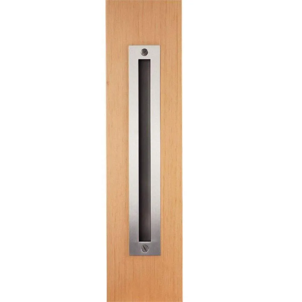 Hexagon Bar Sliding Barn Door Handle Set With Flush Pull