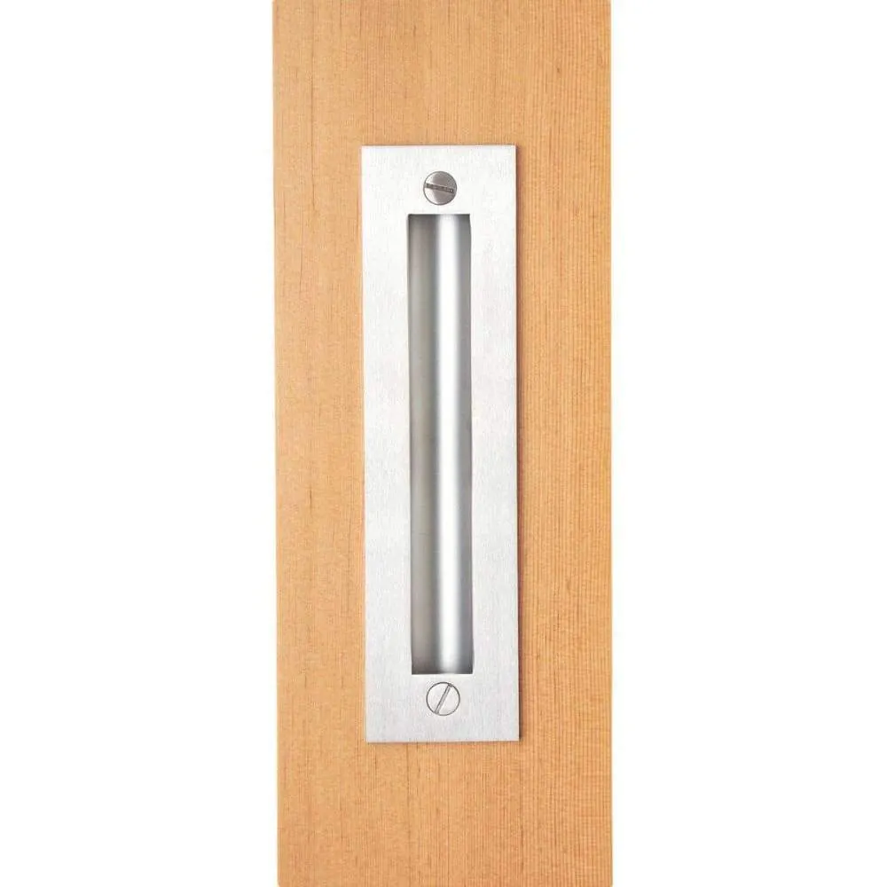 Hexagon Bar Sliding Barn Door Handle Set With Flush Pull