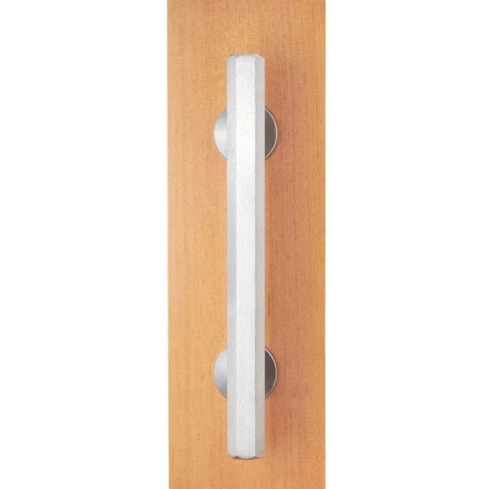Hexagon Bar Sliding Barn Door Handle Set With Flush Pull
