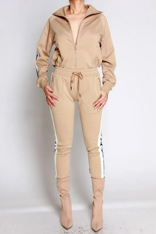 HOLLY JOGGER SETS - KHAKI
