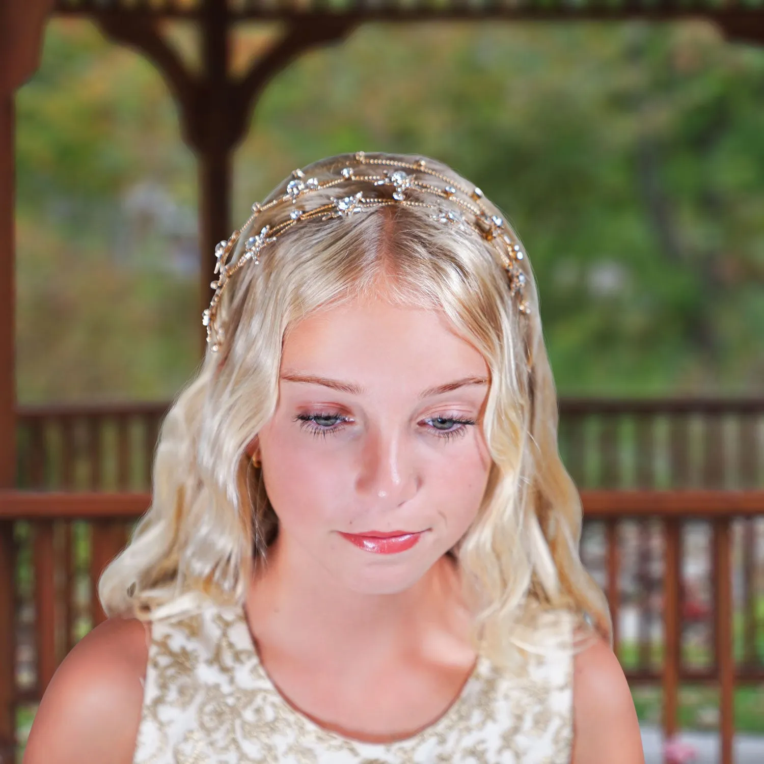 Kaitlyn Dress - Champagne Gold