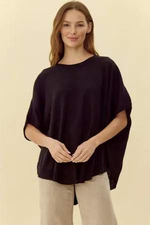 'Keeping Time' Top - Black