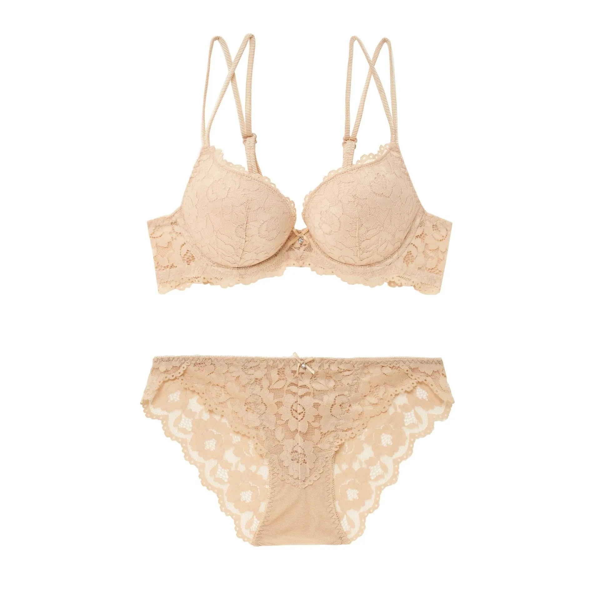 Lace Sexy Push up Comfort Bra Set