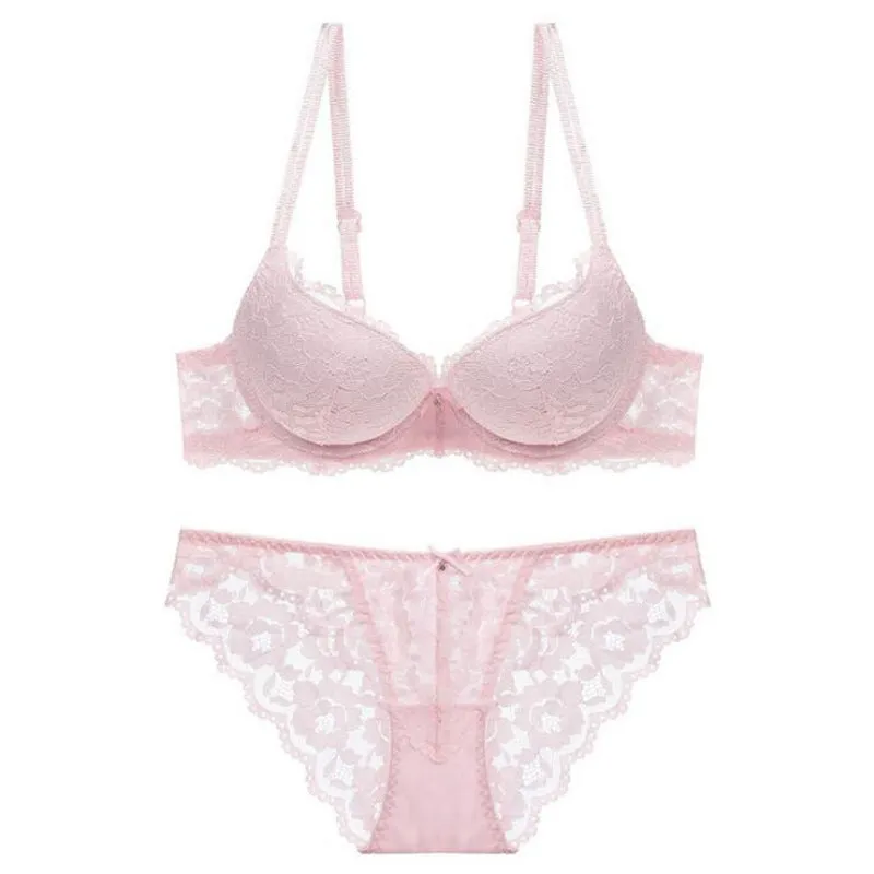 Lace Sexy Push up Comfort Bra Set