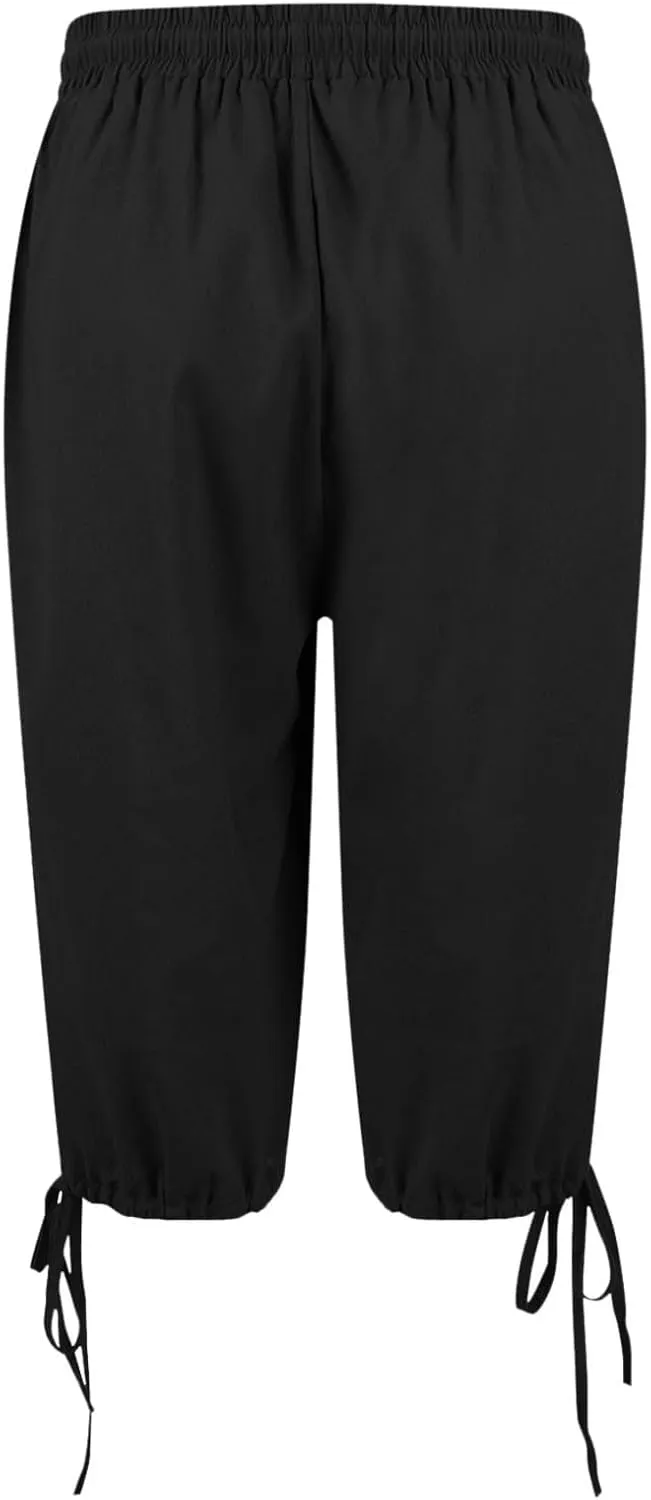 Linen Drawstring Pants for Women Lightweight Shorts High Waisted Casual Summer Drawstring Beach Vacation Outfit