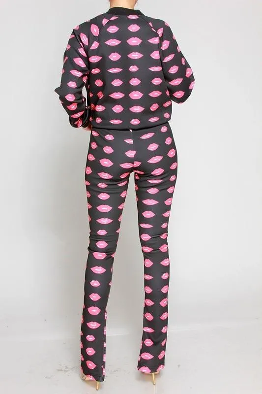 LIPPY SWEAT JOGGER SETS - BLACK