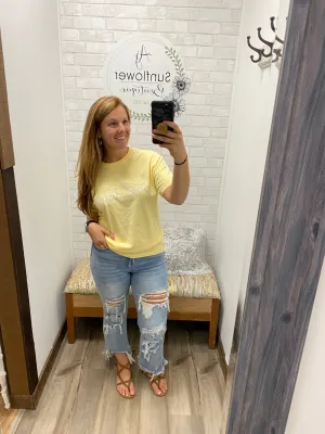 Live Like a Local Tee-Yellow