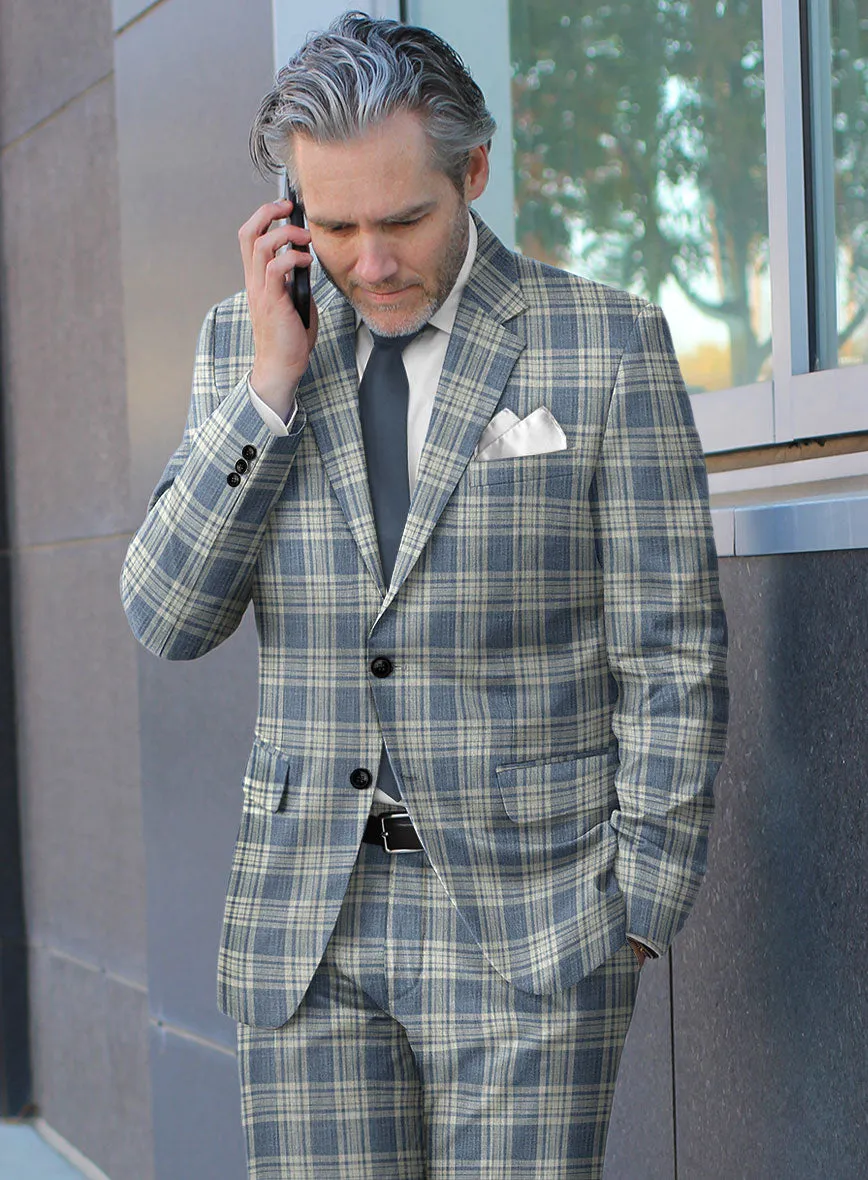 Loro Piana Brillante Wool Silk Linen Suit