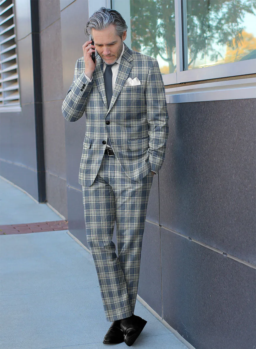 Loro Piana Brillante Wool Silk Linen Suit